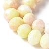 Electroplate Glass Beads Strands LAMP-S068-11G-3
