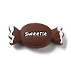 Candy with Word Sweetie Food Grade Silicone Focal Beads SIL-G008-01A-01-1