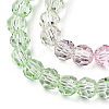 Transparent Glass Beads Strands GLAA-E036-07U-4