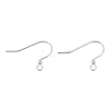 Brass Earring Hooks KK-H258-06F-S-2