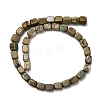 Natural Verdite Stone Beads Strands G-B155-D08-3