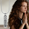 DIY Stainless Steel Pendant Necklaces Making Kits DIY-CN0003-75P-3