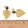 Natural Tiger Eye & 304 Stainless Steel Dangle Earrings for Women EJEW-JE07507-6