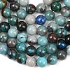 Natural Chrysocolla Beads Strands G-K405-B01-6mm-5