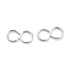 Non-Tarnish 304 Stainless Steel Hook Clasps STAS-J032-32-2