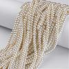 Glass Pearl Beads Strands HY-4D-B02-4