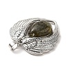 Natural Labradorite Teardrop Pendants KK-K331-02P-01-4