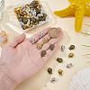 90Pcs 3 Colors Tibetan Style Alloy Beads FIND-GA0007-96-3