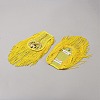 Handmade Plastic with Polyester Tassel Epaulettes FIND-WH0126-529-2