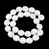 Electroplated Glass Beads Strands GLAA-H039-05A-2