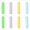 40Pcs 4 Colors Alloy Cord End FIND-GF0008-47B-3