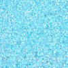 6/0 Inside Colours Transparent Glass Seed Beads SEED-T007-07E-2