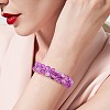 Sparkling Round Glass Braided Bead Bracelet BJEW-SW00082-07-6