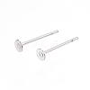 Tarnish Resistant 304 Stainless Steel Stud Earring Findings STAS-D448-088P-3mm-1