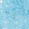 Luminous Glow in the Dark Transparent Glass Round Beads GLAA-F124-B07-3