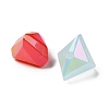 UV Plating Opaque Acrylic Imitation Jelly Beads OACR-D316-05C-2