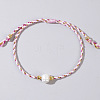 Natural Freshwater Pearl Bead Braided Bead Bracelets JH8725-7-1