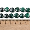 Natural Malachite Beads Strands G-L630-B01-10x10mm-5