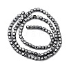Synthetic Terahertz Stone Beads Strands G-H327-L03-02-2