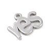 Non-Tarnish 304 Stainless Steel Charms STAS-K286-02A-P-2