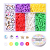 DIY Polymer Clay Beads  Bracelet Making Kit DIY-YW0004-39A-1