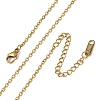 2MM 304 Stainless Steel Cable Chain Necklaces for Women SA-CBACA62-05G-4