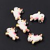 Opaque Resin Unicorn Pendants RESI-G040-A05-2