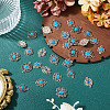 Tibetan Style Alloy with Resin Imitation Turquoise Connector Charms FIND-TAC0035-47AS-07-5