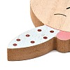 Easter Theme Natural Wood Display Decorations LS-AJEW-P087-A02-3