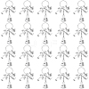 20Pcs Alloy Chemistry Theme Keychains KEYC-SC00040-7
