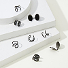 8Pcs 4 Styles Stainless Steel Cuff Earrings EJEW-HS0001-10EB-5