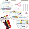 DIY Embroidery Stitches Practice Kit for Beginners DIY-NH0006-01A-1