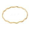 Twisted 304 Stainless Steel Bangles for Women BJEW-D408-04G-2