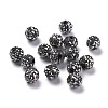 Pave Disco Ball Beads RB-A140-8mm-5-2