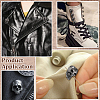 20Pcs Alloy Shank Buttons BUTT-PH0001-82B-B-5