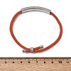 Round Nylon Milan Cord Slider Bracelet Making BJEW-L722-01P-11-3