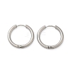 202 Stainless Steel Huggie Hoop Earrings X-EJEW-F111A-20mm-P01-4