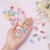  40Pcs 10 Colors Glass Wishing Bottle Pendant Decorations AJEW-NB0003-05-3