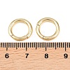 Brass Twister Clasp KK-Z146-04G-01-3