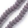 Natural Lava Rock Beads Strands G-F671-01A-15-1