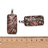 Natural Rhodonite Pendants GG-CBAA0EE-01P-07-2