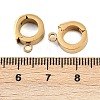 304 Stainless Steel Twister Clasps STAS-B095-04G-03-3