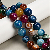 1 Strand  Natural Banded Agate Graduated Beads Strands G-PA0002-04A-8
