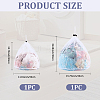 2Pcs 2 Styles Polyester Laundry Drawstring Bags ABAG-CP0001-20-2