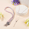 10Pcs Cotton & Metallic Cord Necklace Making NJEW-TAC0054-5