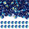 80Pcs AB Color Plated Glass Beads EGLA-TA0013-01B-1