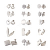  304 Stainless Steel Stud Earring Findings STAS-TA0004-72P-2