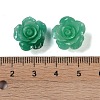 Synthetic Coral 3D Flower Rose Beads CORA-A005-14mm-31-3