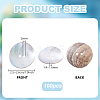 100Pcs Natural Akoya Shell Buttons BUTT-PH0001-41C-2