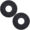 2Pcs Round Ring Imitation Leather Chandelier Base FIND-CN0002-09A-1